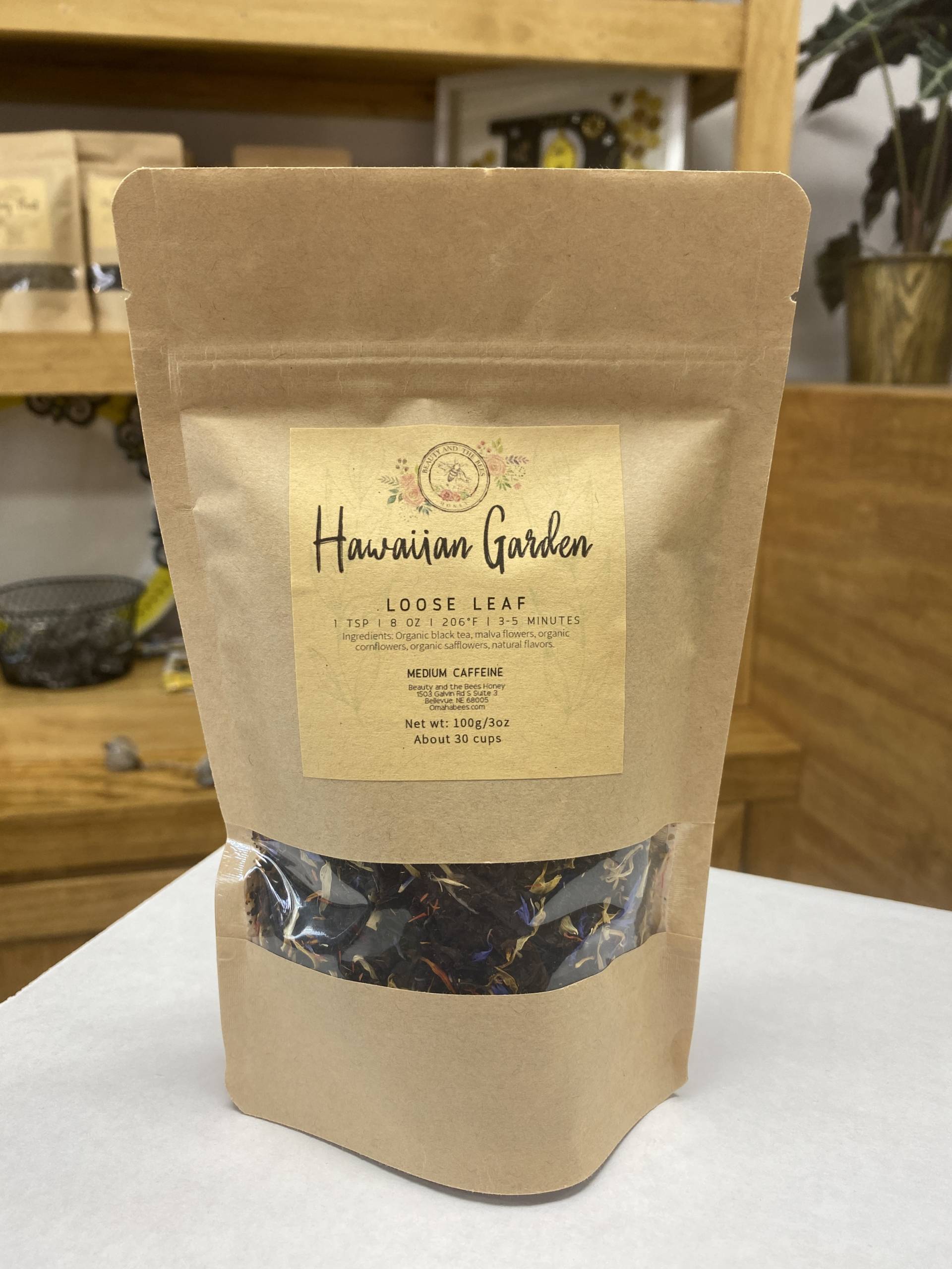 Hawaiian Garden (medium caffeine) | Beauty and the Bees Honey - Anna 90 ...