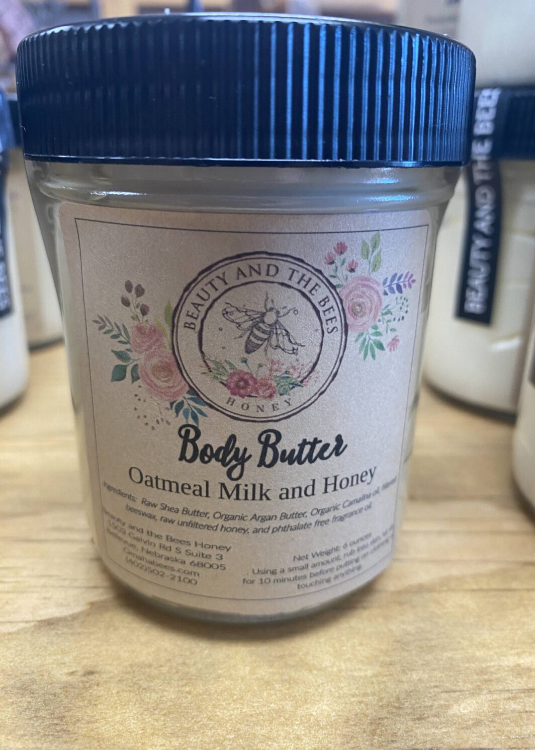 Body Butter Oat Milk and Honey 6 ounces