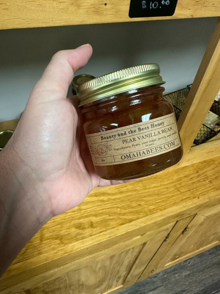 Pear Vanilla Bean Jam Beauty and the Bees Honey Anna 90 Day Fiance