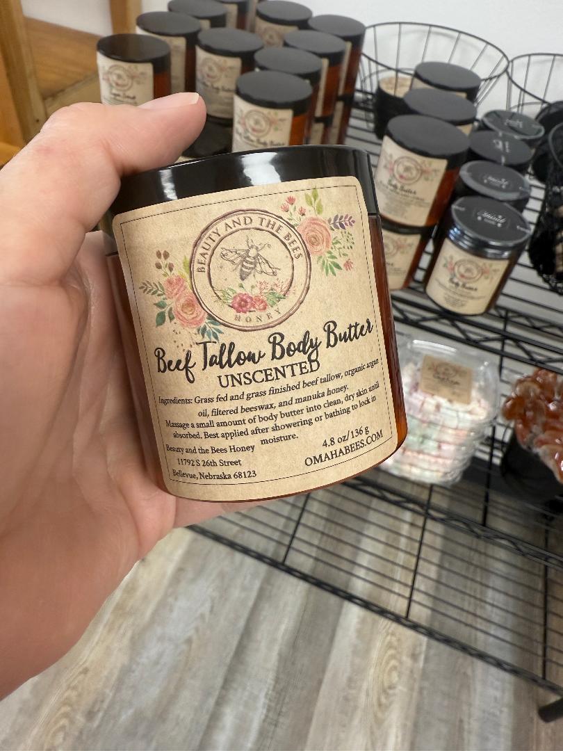 Beef Tallow Body Butter- Unscented